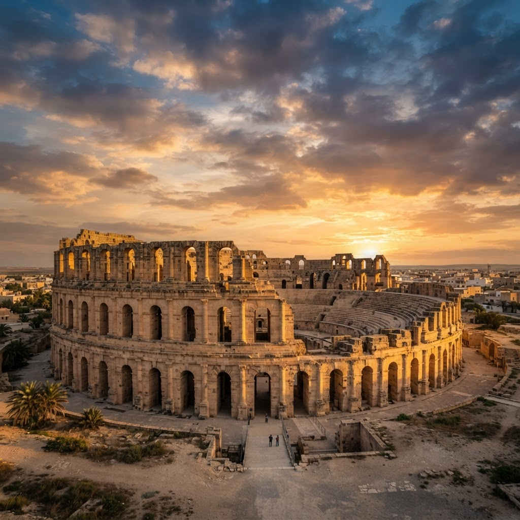 Amphithéâtre El Jem, Tunisie — ABS Audit cabinet expert comptable Tunis